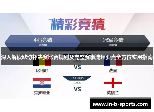 深入解读欧协杯决赛比赛规则及完整赛事流程要点全方位实用指南